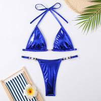 Shiny blue